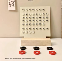 Yun plaque acrylique de haute valeur moderne et minimaliste bricolage anneau calendrier vente chaude petit ornement de décoration de bureau