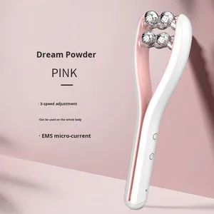 เครื่องยกกระชับใบหน้าไมโครเคอร์เรนท์ วีเฟซ แบบพกพา ชาร์จผ่าน USB วัสดุ ABS กันน้ำ ระบบ EMS 3 มิติ ช่วยกระชับผิวหน้า - Product Image 6
