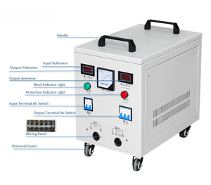 Transformador Convertidor de Voltaje de 10KVA 20KVA 30KVA 50KVA, 220V a 380V, Monofásico a Trifásico, 3 Fases <span class=keywords><strong>4</strong></span> Cables - Product Image 3