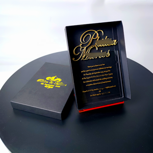 <span class=keywords><strong>Carte</strong></span> <span class=keywords><strong>d</strong></span>'invitations de mariage en plexiglas cartes de mariage en acrylique faire partie de mariage clair cadeau inviter des cartes acryliques personnalisées - Product Image 1