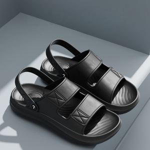 Nouvelles <span class=keywords><strong>sandales</strong></span> plates décontractées pour hommes, respirantes, antidérapantes, résistantes à l'usure, pour l'été, avec semelles souples - Product Image 1