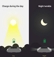 Marqueur solaire 12 LED, clignotant latéral de sécurité routière, pointe réfléchissante en aluminium, feux clignotants pour aménagement routier
