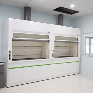 Custom School Laboratorium Chemisch Resistent Ducted Stalen <span class=keywords><strong>Fume</strong></span> Hoods Voor <span class=keywords><strong>Biobase</strong></span> Met Kast En Afzuigventilator - Product Image 4