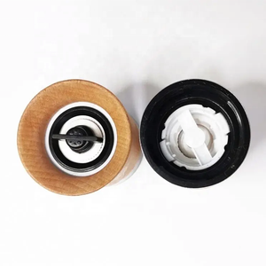 2025 chine usine approvisionnement de haute qualité en céramique pot à épices à main bois <span class=keywords><strong>poivre</strong></span>/sel <span class=keywords><strong>moulin</strong></span> populaire maison cuisine accessoires - Product Image 5