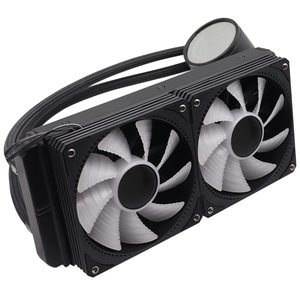 Radiateur de refroidissement liquide intégré RGB 240 mm, refroidisseur de processeur efficace pour PC de jeu avec dissipateur thermique en plastique - Product Image 6