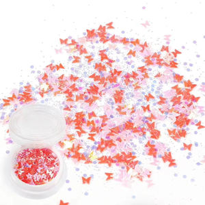 <span class=keywords><strong>Glitter</strong></span> misto esagonale/quadrato/a forma di fibra/a forma di rombo, paillettes iridescenti grosse da 1 kg per resina e nail art - Product Image 5