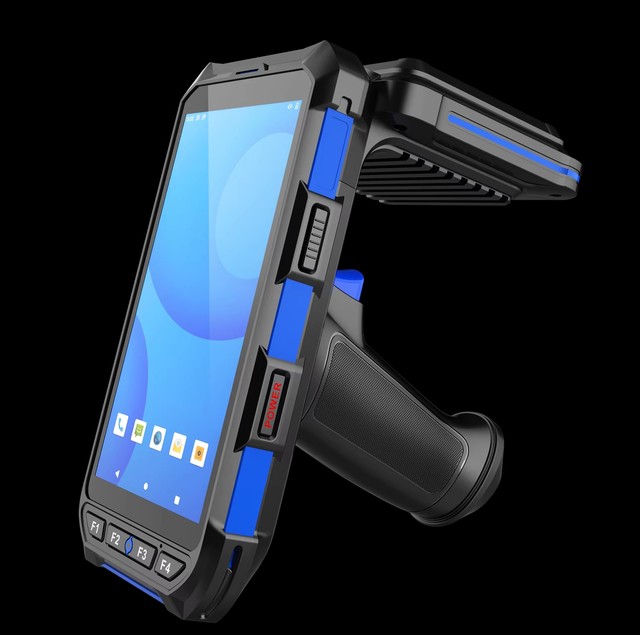 High Quality UHF RFID /NFC Portable Tag Reader 865 ~ 868 MHz /902 ~ 928 MHz /13.56 MHz Handheld Wireless Rugged Android