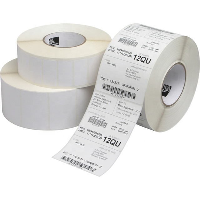 Printer Label Zebra Compatible Thermal Transfer Label Thermal Label Stickers Barcode Sticker