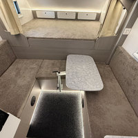 Camper pour camionnette en fibre de verre de qualité supérieure, configuration multifonctionnelle, taille personnalisée pour toutes les camionnettes, montage sur la benne arrière