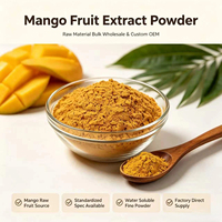 Poudre d'extrait de mangue séchée par pulvérisation, qualité alimentaire, soluble dans l'eau, pour boissons, pâtisseries, pigments et arômes, encre, Tide Biotech