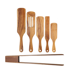 Custom Stocked Wood <b>Spurtles</b> Set Teak Wood Spurtle Kitchen Utensils Wooden for Cooking - Product Image 1