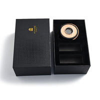 Diffuseur de parfum de voiture à ceinture en cuir noir rond personnalisé de haute qualité