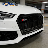 Kit de mise à niveau de calandre en plastique modifiée pour Audi A7/S7/RSQ7 2019-2021 - Nouvelle version OEM