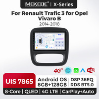 MEKEDE X10 X20 X30 X40 UIS7865 8+128G QLED AKM DSP CarPlay sans fil Android Auto pour Renault Trafic 3