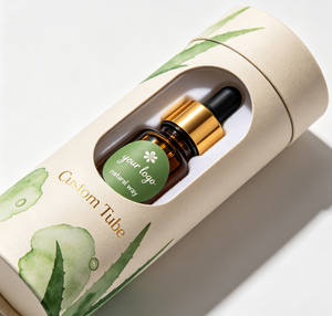 Custom Various Size Cosmetic Paper Tube with Visual <b>Window</b>, Eco-Friendly Round Cylinder Packaging for Perfume and Cosmetics - Product Image 5