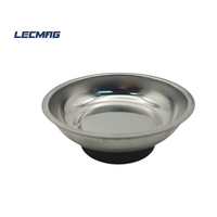 Bol de rangement magnétique en acier inoxydable de 3 pouces pour pièces de réparation automobile, écrous, vis, boulons