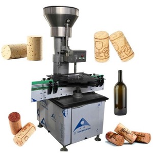 Auto Nitrogen Injection Molding Cork <strong>Wine</strong> Bottle <strong>Press</strong> Inserting Capping Machine Corking for Sale - Product Image 2