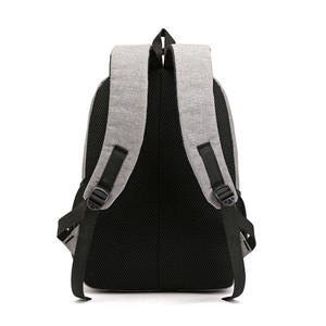 Mochila Escolar de Viaje Personalizada al por Mayor con Puerto USB, Cierre Abierto, Antirrobo, Unisex, para Estudiantes Universitarios, de Poliéster - Product Image 5