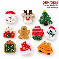 Nouvelles pinces à cheveux en acétate avec motif de dessin animé de Noël, logo personnalisé OEM ODM, pour filles, fête de Noël, cadeaux de Noël