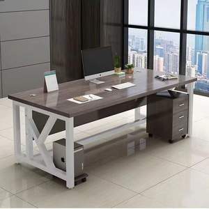 Furnitur Modern meja belajar komputer kantor rumah kayu kualitas tinggi meja Gaming <span class=keywords><strong>Desktop</strong></span> besar kustom meja belajar ukuran besar - Product Image 6