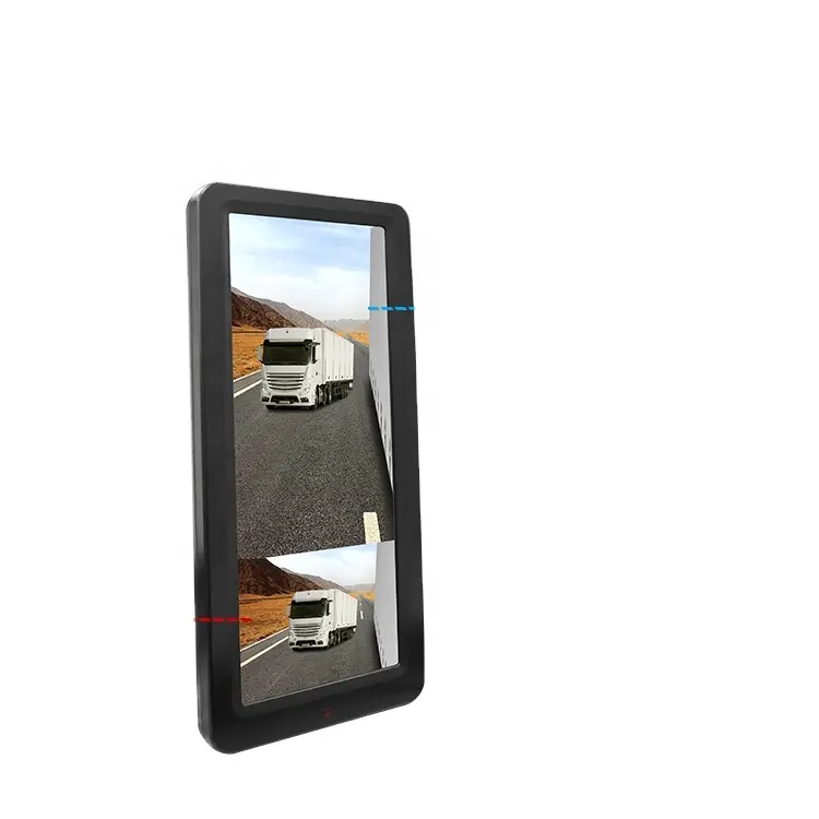 CANDID 12.3 inch HD full screen rear view mirror monitor with brightness 700cd/m2 with dual lens camera