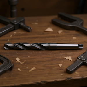 ดอกสว่านเจาะเหล็ก HSS แบบปลายตัดเกลียวพร้อมก้าน Morse Taper Shank สำหรับเจาะโลหะ ไม้ และพลาสติก - Product Image 3