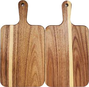 Tabla de Cortar de Madera Maciza de Nogal Negro Hecha a Mano para Aperitivos, Postres, Frutas y Verduras, Personalizable para Cocina - Product Image 1