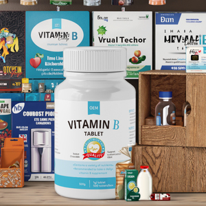 Nguồn nhà máy <span class=keywords><strong>Vitamin</strong></span> <span class=keywords><strong>B1</strong></span> B2 B3 B6 B12 bổ sung hiệu lực cao 500mg <span class=keywords><strong>vitamin</strong></span> B phức tạp máy tính bảng OEM bán buôn hỗ trợ tâm trạng - Product Image 6