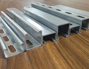 41*41 41*21mm Galvanized Photovoltaic Slotted Strut c Channel Steel Purlin Solar Mounting System Profile for PV System - Product Image 3