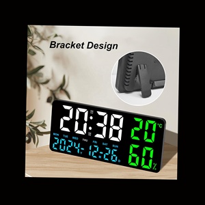 Relojes de Mesa Multifunción LED Inteligentes Modernos con Control Remoto, Calendario, Luz Nocturna de Pared, Temporizador Digital USB, Reloj para Dormitorios - Product Image 5