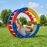 Équipement d'entraînement à l'intégration sensorielle pour enfants, poutre d'équilibre en plastique en forme de quart de cercle, structure d'escalade, 3-6 ans, utilisation en maternelle, pour enfants