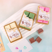 Timbre de papeterie Kawaii en chocolat, sceau en chocolat, timbre personnalisé pour journal, style coréen, japonais, mignon, mini, créatif