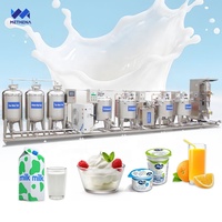 Équipement de production de mini-yogourts, machine industrielle de fabrication de yaourt au lait fermenté UHT, prix usine à vendre