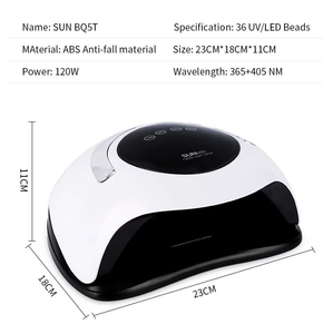 Lampe à LED UV 2026 pour ongles, séchoir à gel avec 4 réglages de minuterie, capteur intelligent et écran LCD pour un séchage rapide de tous les <span class=keywords><strong>vernis</strong></span> gel - Product Image 3