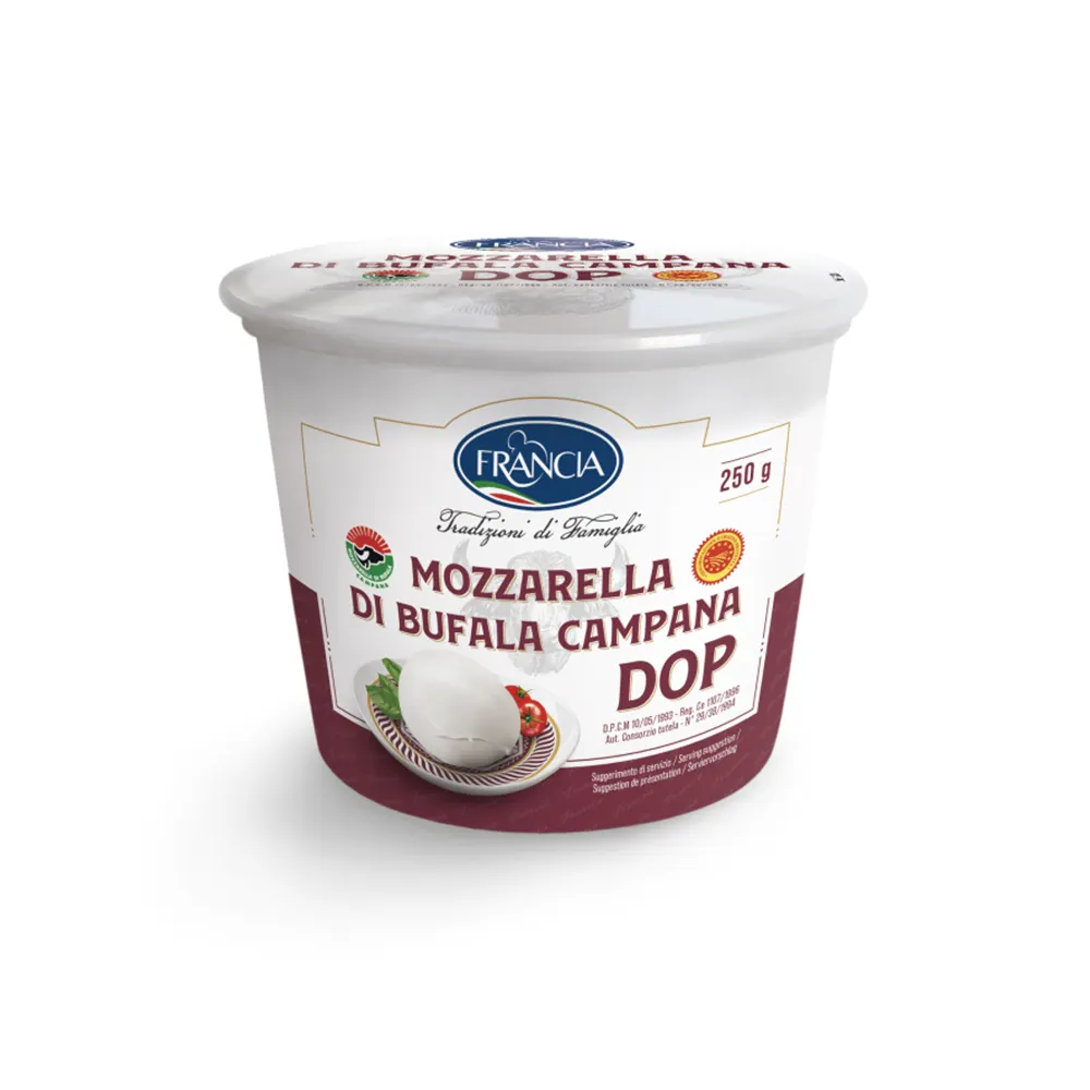 Made In Italy migliore qualità Mozzarella latte di bufalo formaggio fresco italiano 250Gr prodotti lattiero-caseari Export