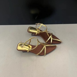 Sandalias de Tacón Alto de Satén Negro Estilo Francés para Mujer, Nuevas Sandalias Romanas de Tira Fina para Vestir, Colección Verano 2026 - Product Image 3