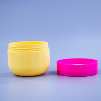 Pot en plastique de qualité alimentaire de 250 ml pour crème, gommage corporel, beurre corporel, lotion, emballage cosmétique