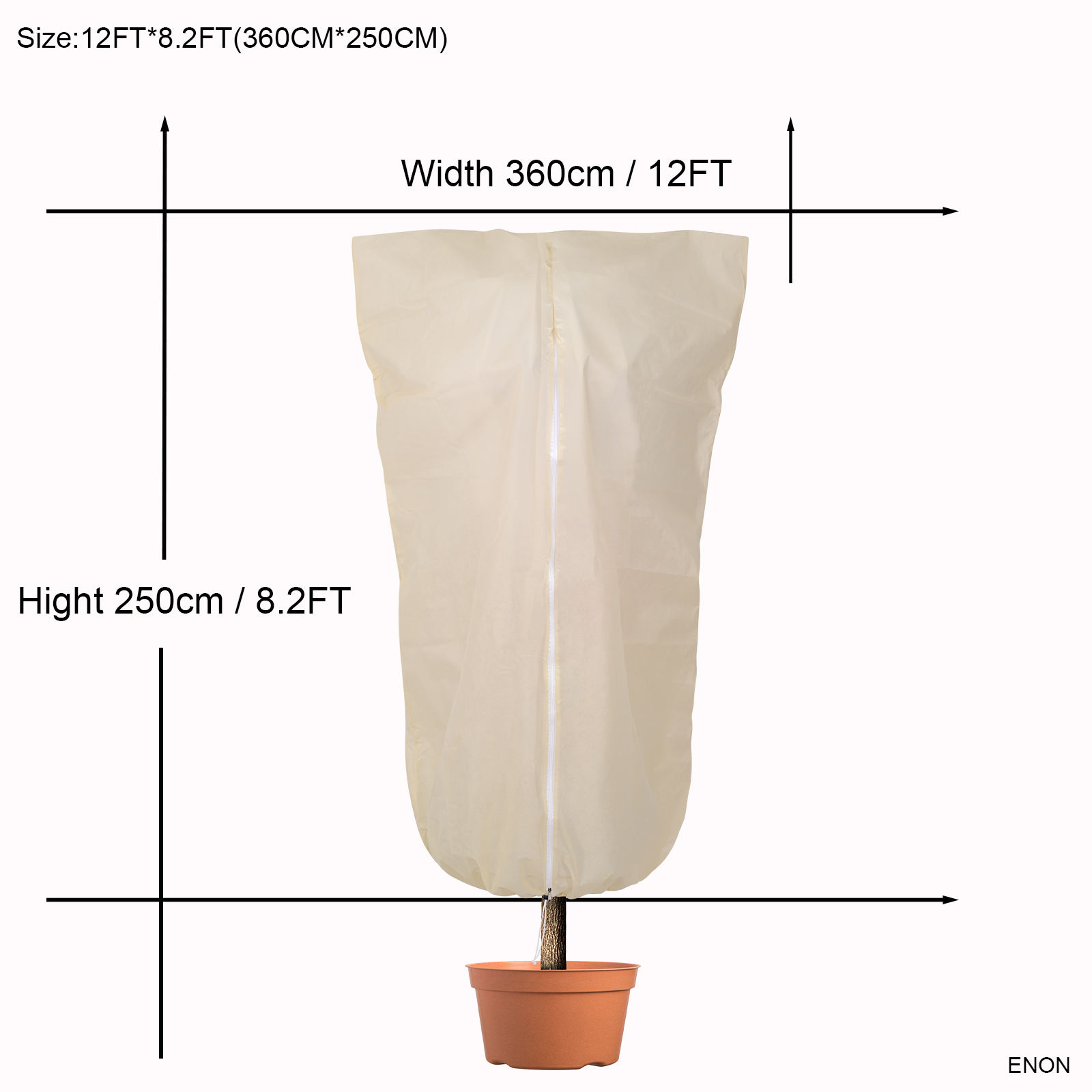 Beige-12 pies * 8,2 pies