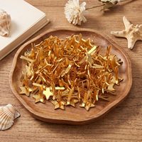 100 mini-clous décoratifs en forme d'étoile dorée 8*10mm pour loisirs créatifs en papier, photos, cartes, albums et projets DIY