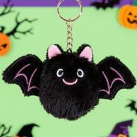 Poupée en peluche chauve-souris noire gothique mignonne nouveau cadeau animal doux pour les peluches de chauve-souris drôles d'Halloween pour enfants