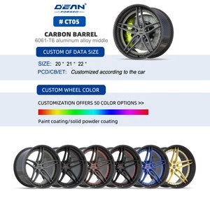 ล้อคาร์บอนไฟเบอร์ FORGED CT05 แบบสองชิ้น สีดำ น้ำหนักเบา ขนาด 20-22 นิ้ว 5x112/114.3/120/130 992 สำหรับ Huracan 488 - Product Image 6