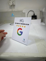 Cartes plastiques professionnelles NFC en PVC pour avis clients