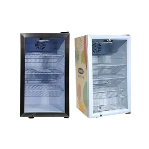 Meisda SC98 beverage display Refrigerator 98L drink mini Wine Cooler With Glass Door