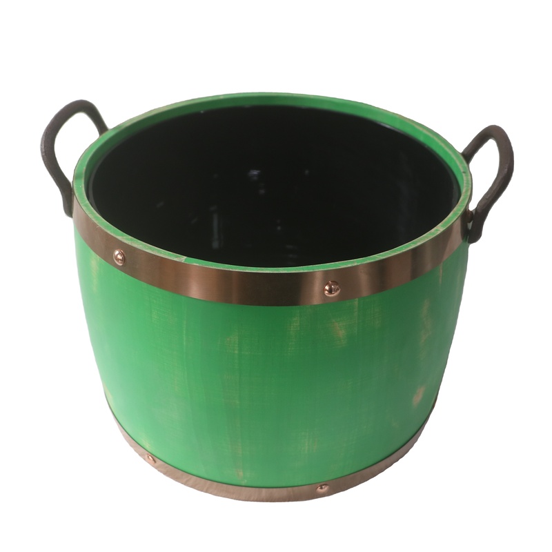 High Capacity Rustic Wooden Bucket Vintage