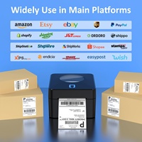 Imprimante thermique d'étiquettes d'expédition de 4 pouces 4X6 pour l'impression d'étiquettes de codes-barres, d'expédition, de commandes, d'expédition pour Amazon Ebay Petite entreprise