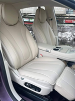 Accessoires intérieurs en fibre de carbone ABS LUXEED R7 modèle 2024 OEM pour la garniture de la boîte d'accoudoir automobile