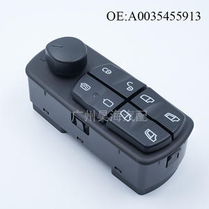 Interrupteur de lève-vitre électrique en ABS, état neuf, interrupteur d'essuie-glace électrique, applicable aux camions Mercedes-Benz, accessoire - Product Image 1