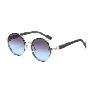 <span class=keywords><strong>Gafas</strong></span> <span class=keywords><strong>de</strong></span> Sol Circulares <span class=keywords><strong>de</strong></span> Diseño Moderno para Hombre y Mujer, Protección UV400, Doradas/Blancas, con Bisagras <span class=keywords><strong>de</strong></span> Metal y PC, Novedad 2025, Dropshipping - Product Image 2