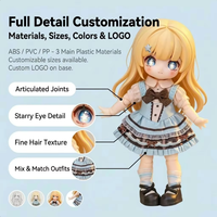 Ensemble de poupées articulées miniatures BJD Kawaii Lolita personnalisées en boîte mystère, figurine de collection OEM pour cadeau