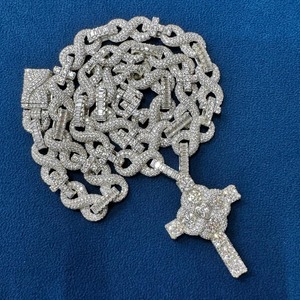 Chaîne Hip Hop en Diamant Moissanite de Qualité Supérieure, Bijoux Élégants pour Hommes et Femmes, Disponible à Bon Prix - Product Image 6